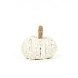 Adams & Co. - 60233 - 4x4x4 puffy woven pumpkin,  HALLOWEEN FALL Decor