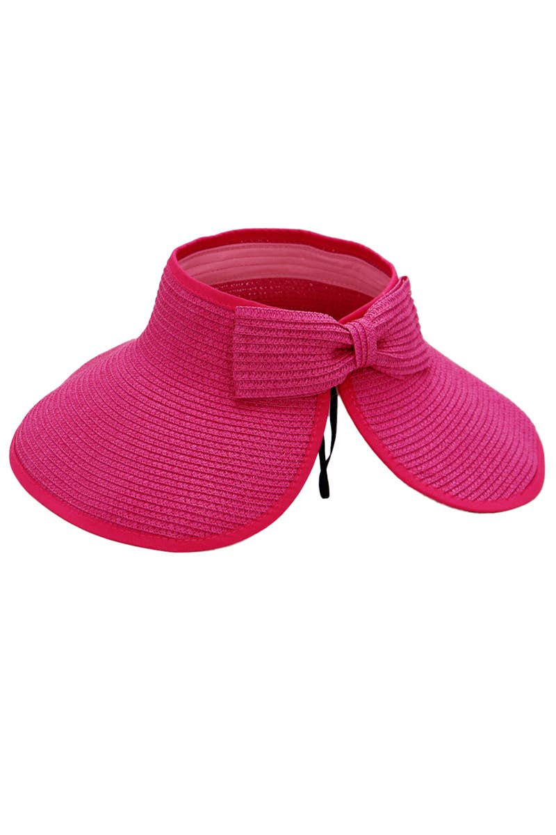 Pack and Go Paper Straw Wide Roll-Up Sun Hat