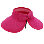 Pack and Go Paper Straw Wide Roll-Up Sun Hat