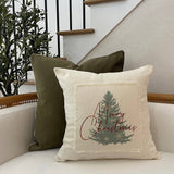 - Merry Christmas Tree / Natural Pillow