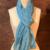 Dolma - Stone Washed Cotton Scarf Salmon (Multiple Colors Inside)