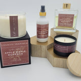 Legrify Inspired Luxury Candles & Home Fragrance - Apple Maple Bourbon Classic Glass 2 Wick Soy Candle
