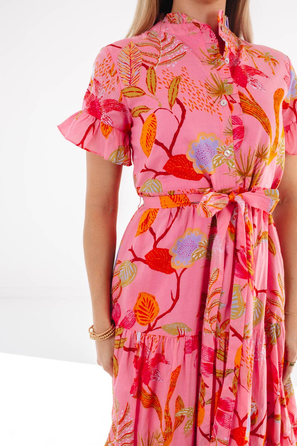 J.Marie Collections - Playa Button Up Midi Dress