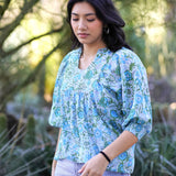 Dolma - Anjou Top O/S Turquoise Sage