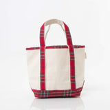 Plaid Handy Open Tote