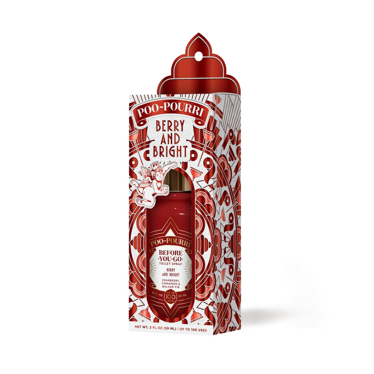 ~Pourri - Holiday 2024 - Berry and Bright 2oz Boxed Poo~Pourri