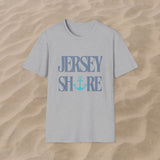 Jersey Shore Unisex Softstyle T-Shirt - Comfortable Summer Fashion for Beach Lovers