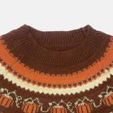 Rosa Clothing - Western Vintage Halloween Pumpkin Sweater