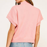 Strut & Bolt - Floral Embroidered Knit Top