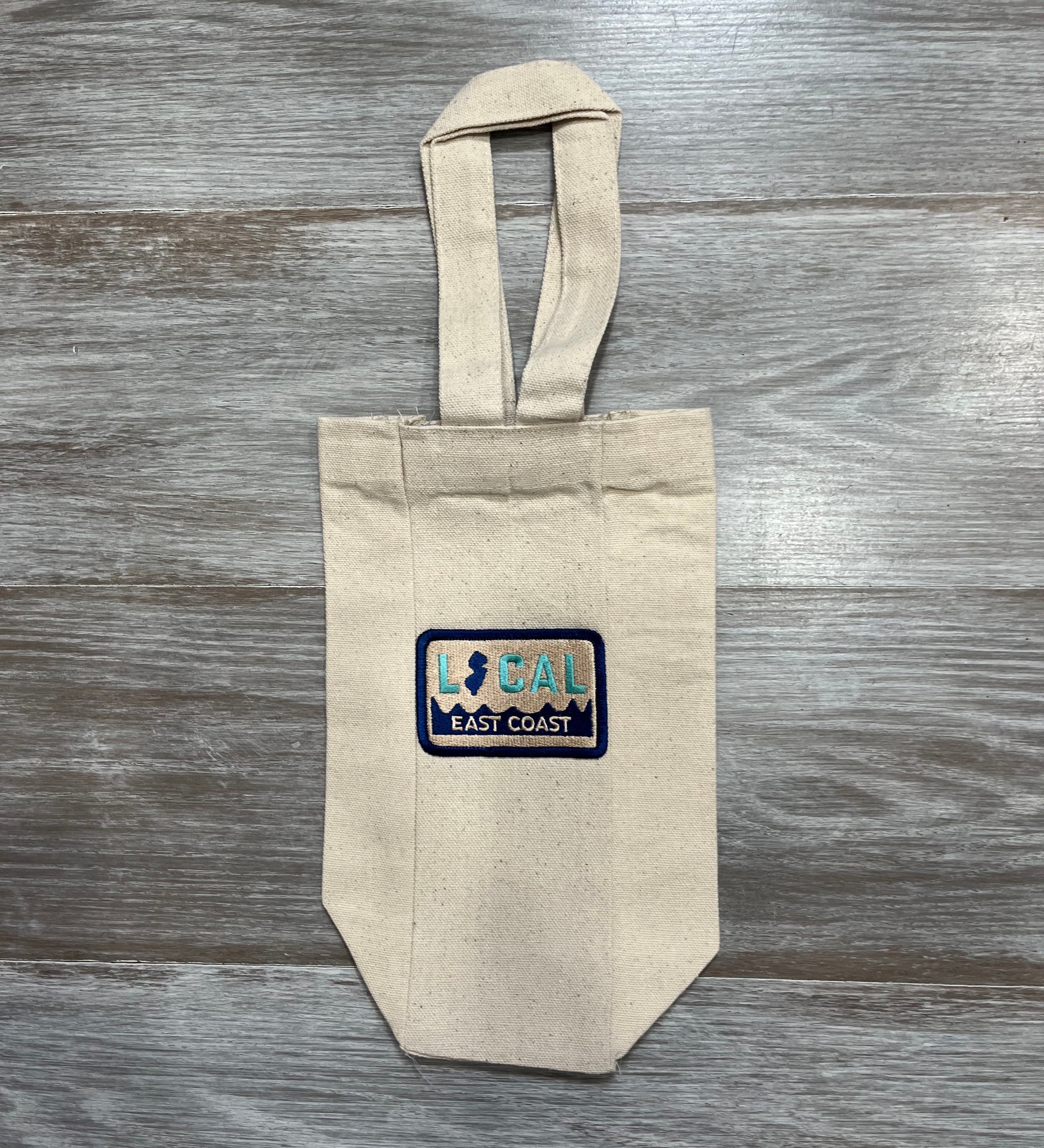 "local" single canvas winebag