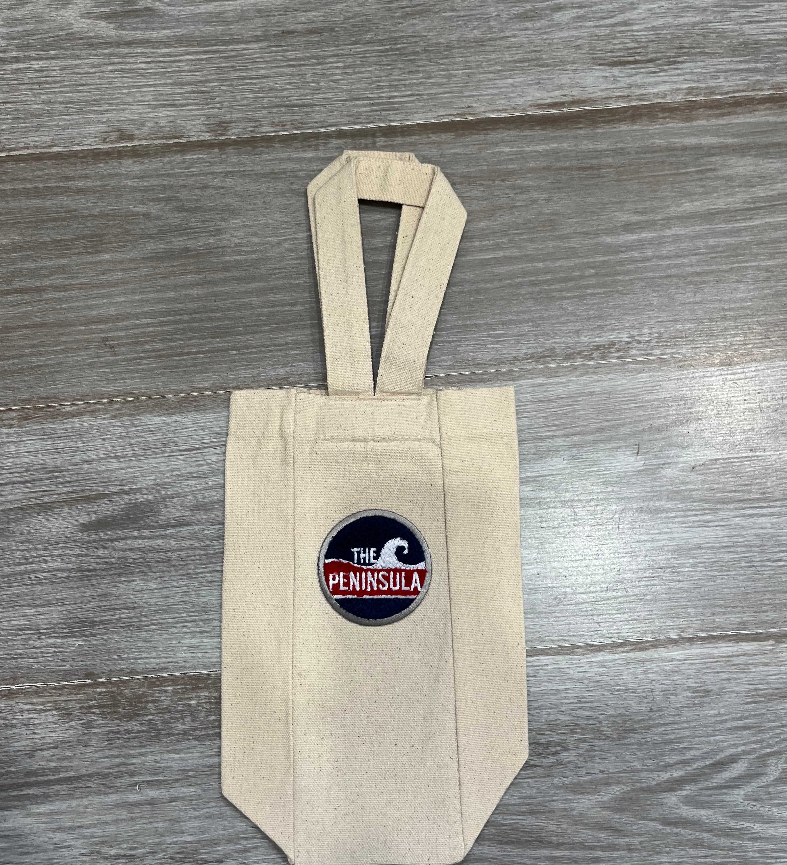 "local" single canvas winebag