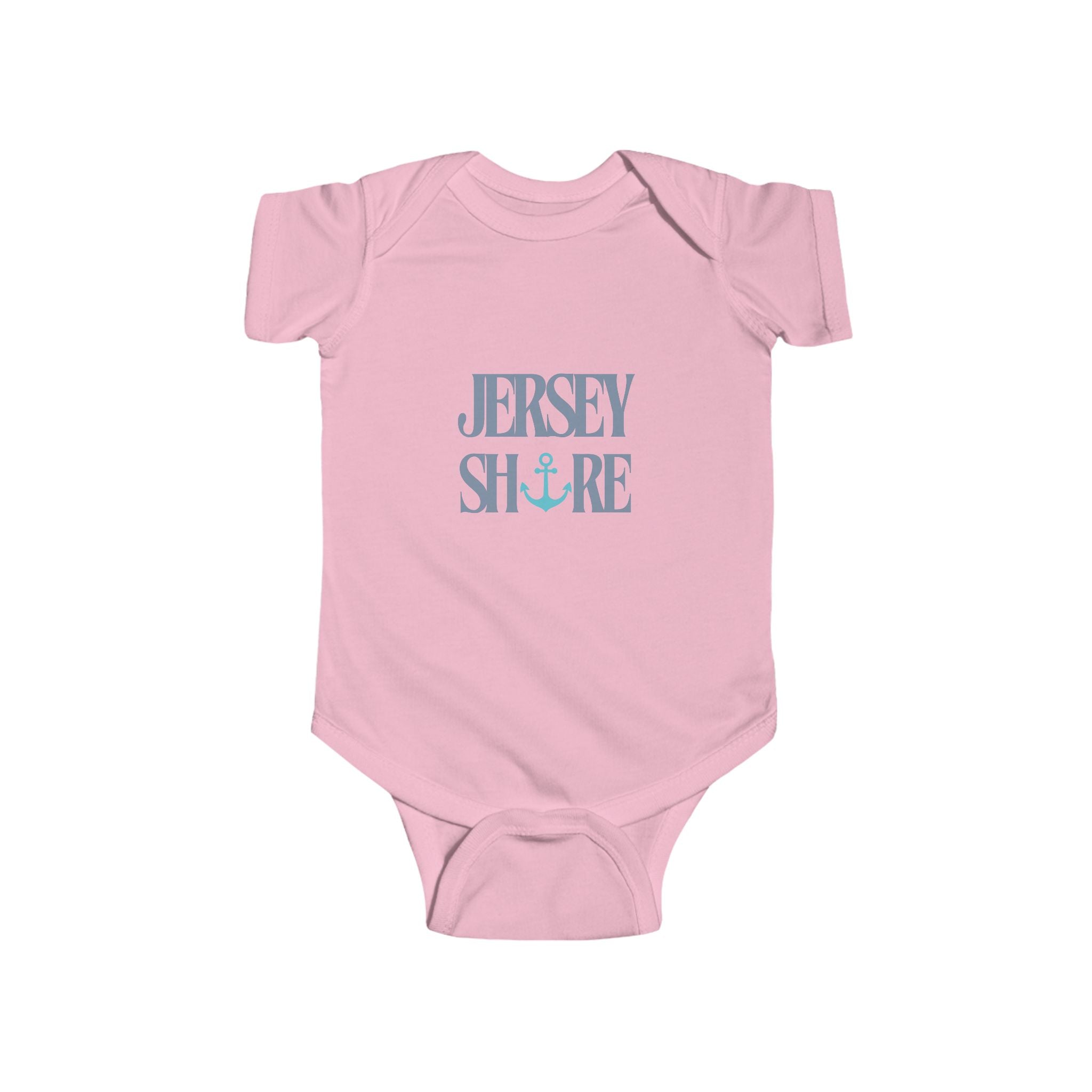 Jersey Shore Infant Bodysuit - Cute Anchor Design for Baby Beach Lovers