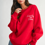 AEMI + CO - 9134GK Modern Vintage Graphic Fleece Pullover
