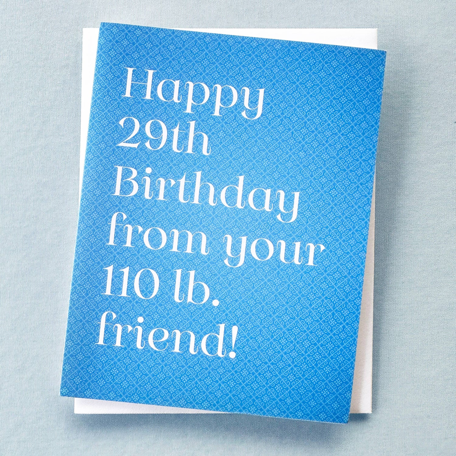 Skel & Co - 110lb Friend Funny Birthday Greeting Card