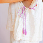 Sunshine Tienda - Ivory Eyelet Lottie Top