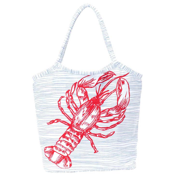rockflowerpaper -Lobster Red Bucket Bag