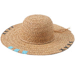 Natural Raffia Straw Floppy Sun Hat