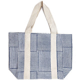 Anju Jewelry - Handcrafted Canvas Bag with Block-Printed  Sailor Chic