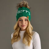 Panache Apparel Co. - Green Merry Pom Hat