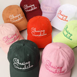 Fashion City - Chasing Sunshine Embroidered Baseball Cap