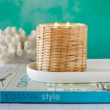 Hillhouse Naturals/Field+Fleur - Sea Salt 2 Wick Handwoven Candle 12oz Ctn.6