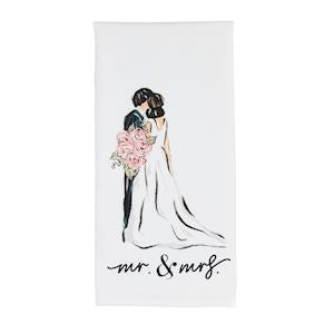 Wedding hand towels