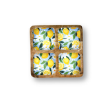 My Casita - Lemons 12" Quad Tray w/ 4 Compartments