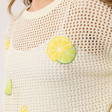 Shiraleah - CITRUS MESH SWEATER
