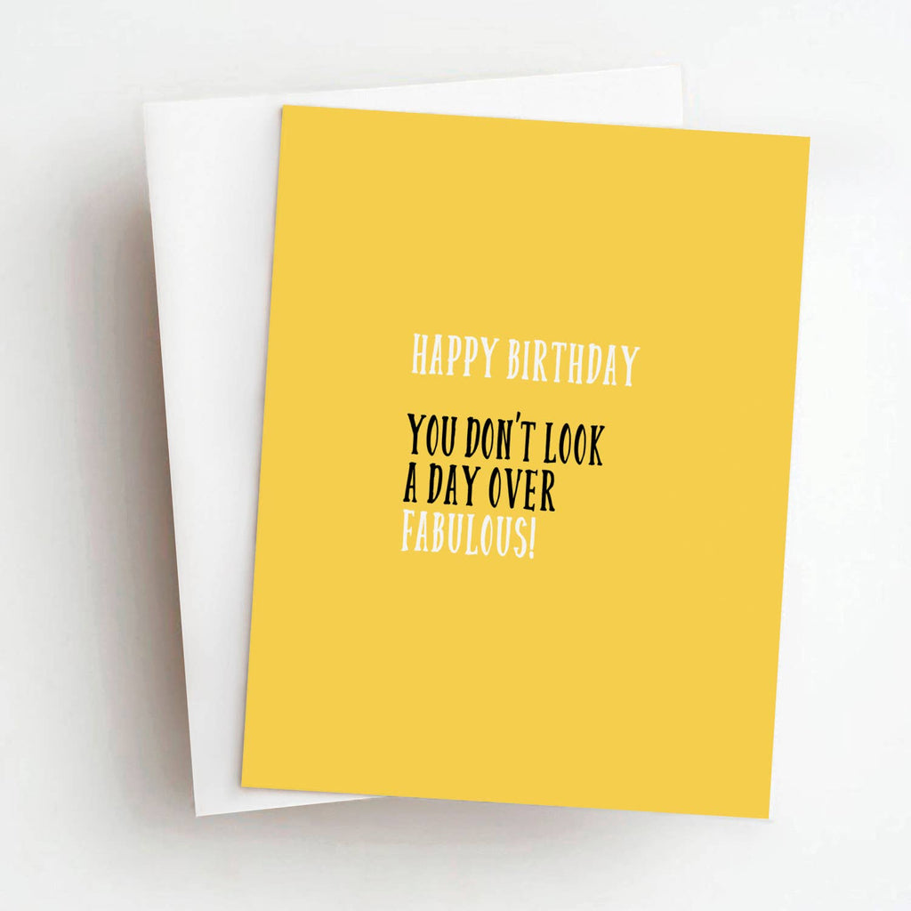 Skel & Co - Day Over Fabulous Birthday Greeting Card