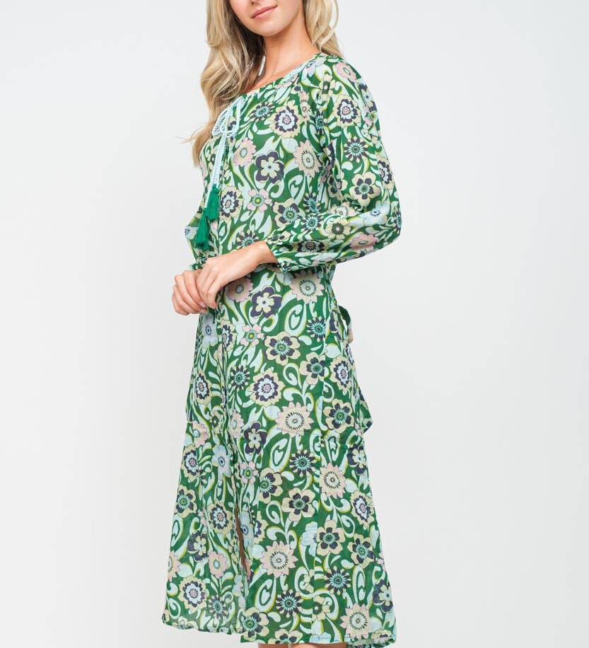 Sandra Printed Dress