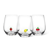 Abbott - Lemon Icon Stemless Wine Glass-4.5"H(20oz)