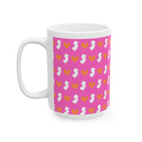 Vibrant Heartbreak Ceramic Mug for New Jersey & Coffee Lovers