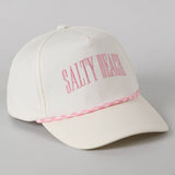 Fashion City - SALTY BEACH Lettering Embroidered Trucker Hat