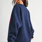 AEMI + CO - 9134GK Modern Vintage Graphic Fleece Pullover 2