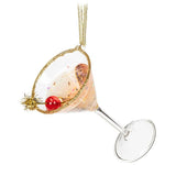 Abbott - Festive Martini Ornament-4"H