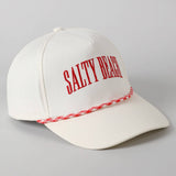 Fashion City - SALTY BEACH Lettering Embroidered Trucker Hat