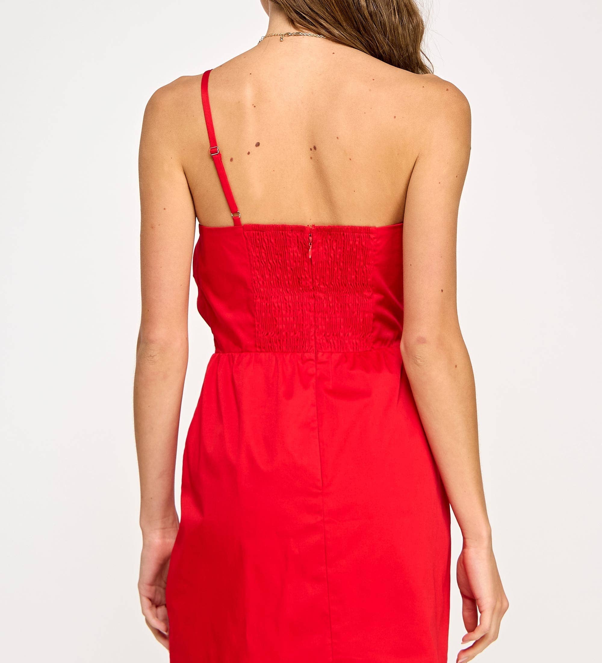 Strut & Bolt - Knotted Flower Bow Mini Dress