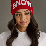 Panache Apparel Co. - Red Snow Pom Hat