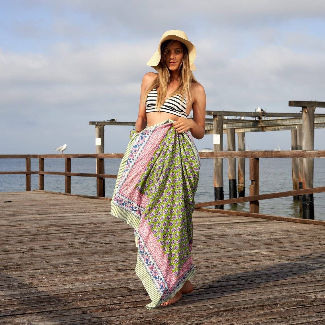 Boho-Eclectica - 'Summer Queen' - 100% Cotton Sarong