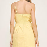 Strut & Bolt - Knotted Flower Bow Mini Dress