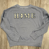 Home ladies sweatshirt- blue