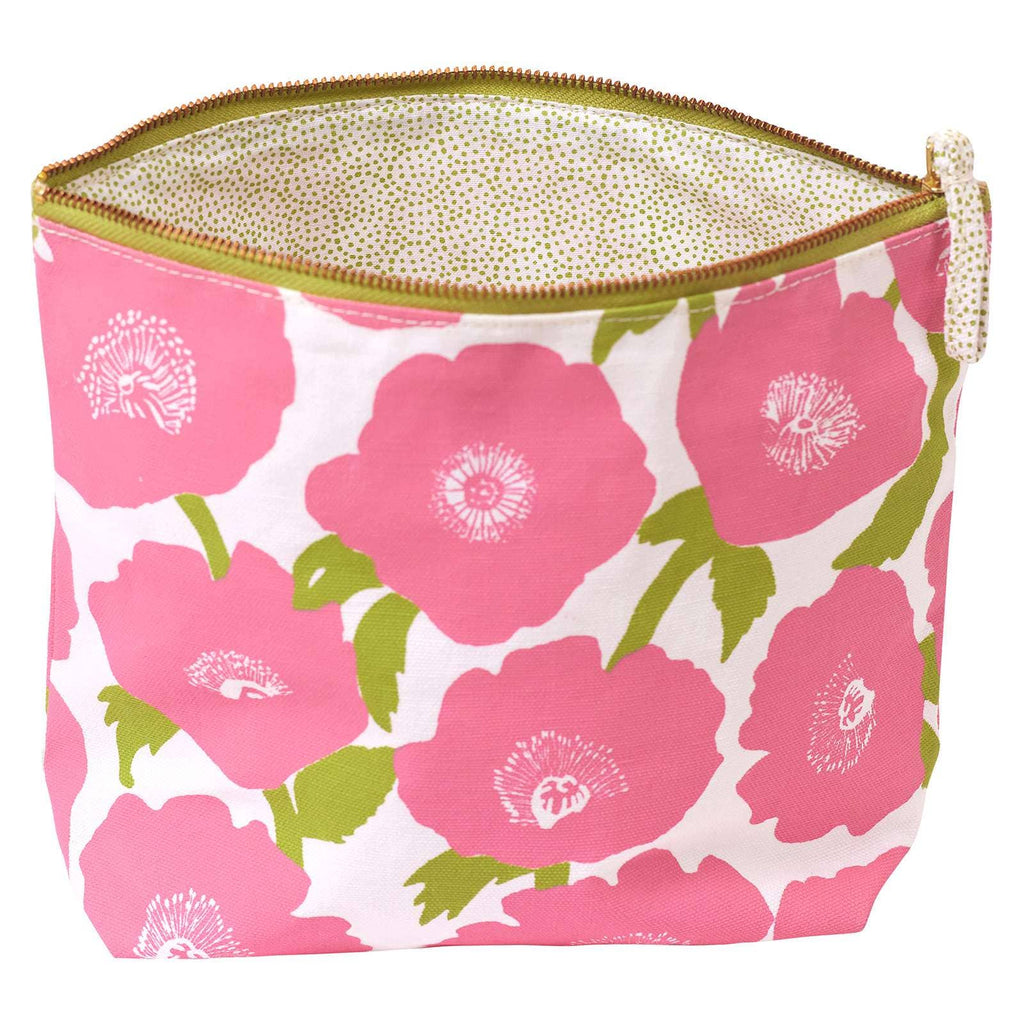 rockflowerpaper - POPPIES PINK Pouch Large