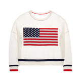 Shiraleah - AMERICAN FLAG MESH SWEATER