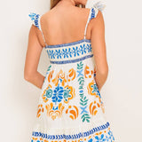 FLYING TOMATO - A printed woven mini dress - ID22448