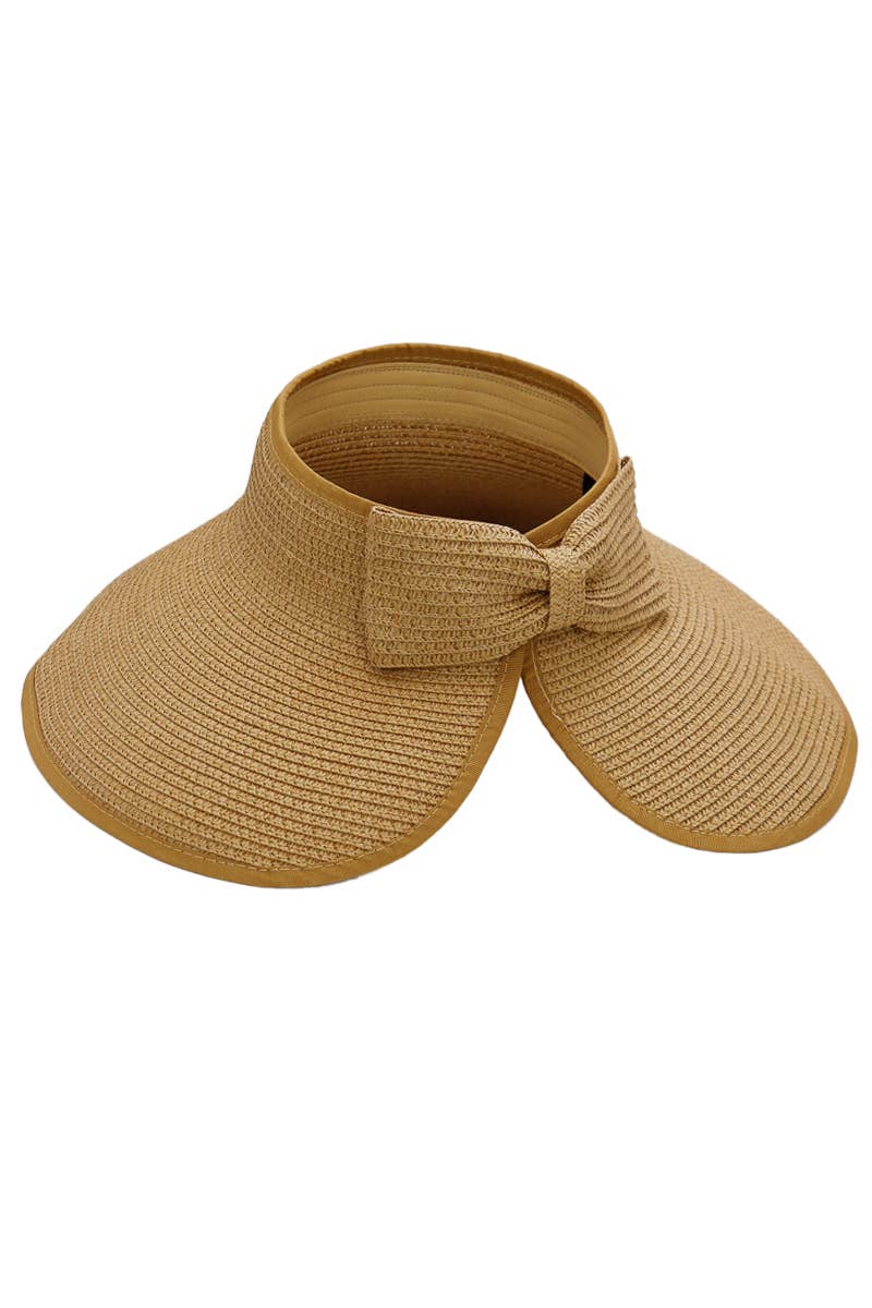 Pack and Go Paper Straw Wide Roll-Up Sun Hat