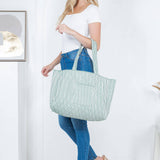 LA Soul - Jungle Quilted Tote Bag (BG-46)