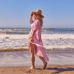 rockflowerpaper - HARPER PINK Shirt Dress