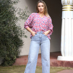 Dolma - Anjou Top Navy Pink