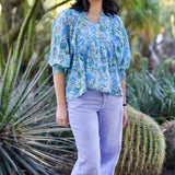 Dolma - Anjou Top O/S Turquoise Sage
