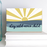 Rustic Marlin - Ocean Child Decorative Wooden Block